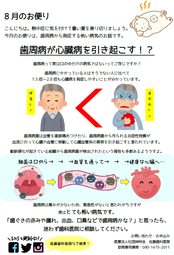 歯周病が心臓病を引き起こす！？ | 歯のおはなし