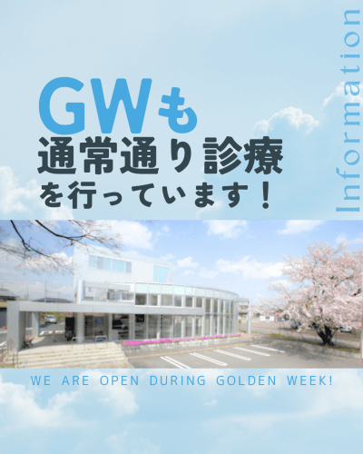 ゴールデンウィーク診療案内