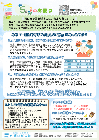 5月お便り | その他